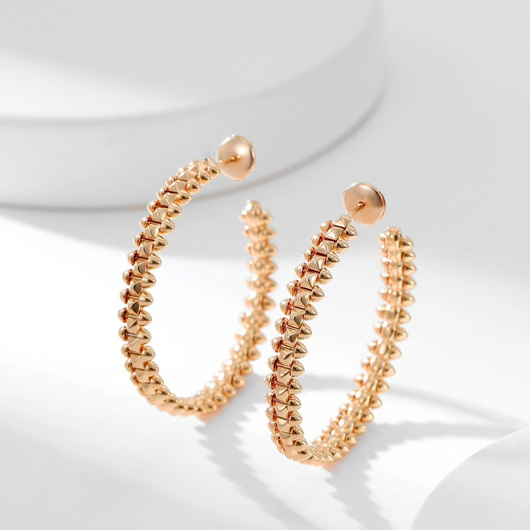 [Super Jewellery]CLASH HOOP EARRINGS