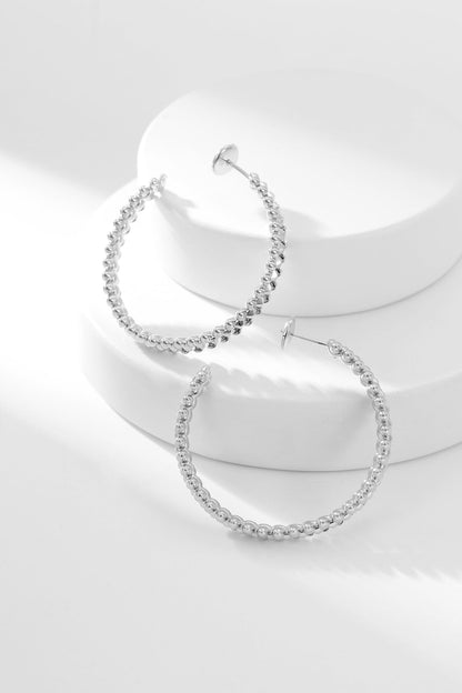 [Super Jewellery]CLASH HOOP EARRINGS
