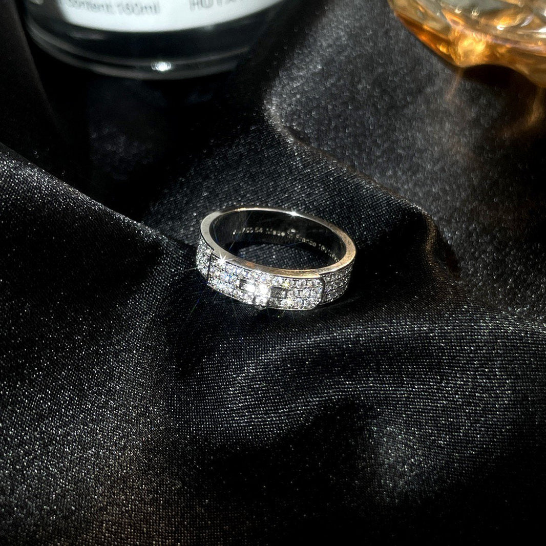 [Super Jewellery]KELLY SILVER DIAMOND RING