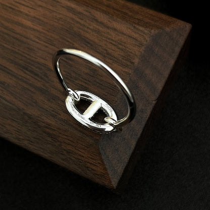 [Super Jewellery]RONDE SMALL SILVER DIAMOND RING