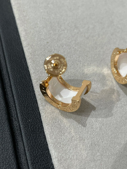 [Super]ZERO 1 PINK GOLD CERAMIC EARRINGS