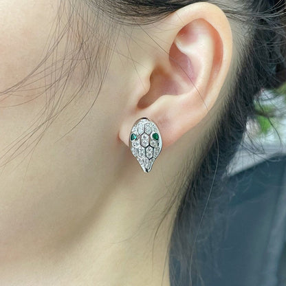 [Super]SERPENT DIAMOND STUD EARRINGS
