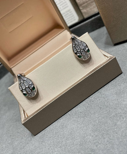 [Super]SERPENT DIAMOND STUD EARRINGS