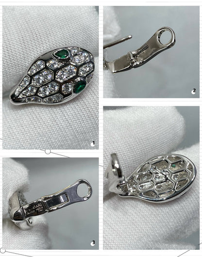 [Super]SERPENT DIAMOND STUD EARRINGS