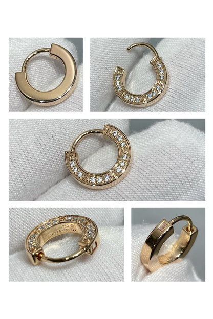 [Super Jewellery]LOVE DIAMOND EARRINGS