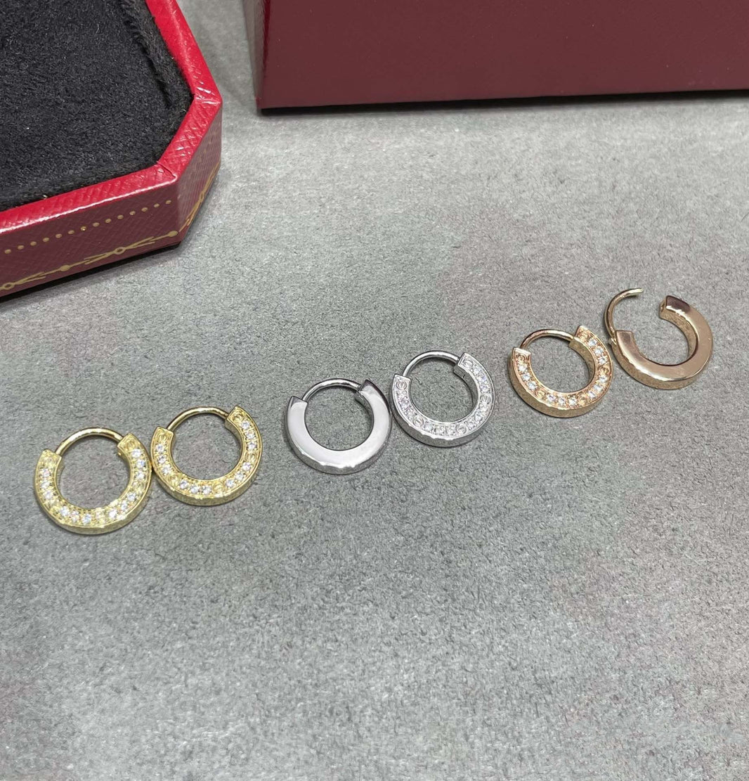 [Super Jewellery]LOVE DIAMOND EARRINGS