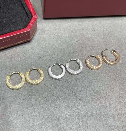 [Super Jewellery]LOVE DIAMOND EARRINGS