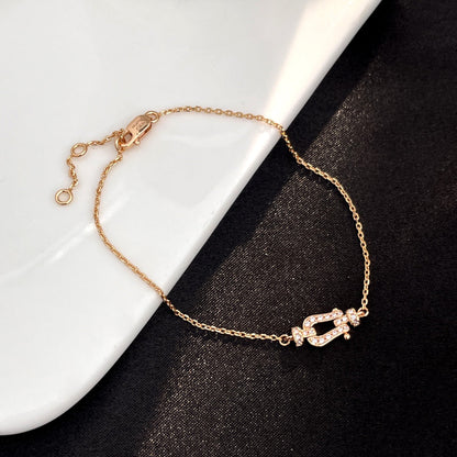 [Super Jewellery]FORCE 10 FULL DIAMOND BUCKLE CHAIN LINK MINI MODEL