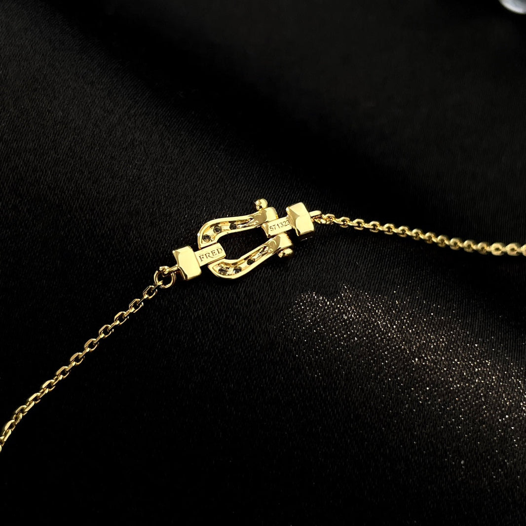 [Super Jewellery]FORCE 10 FULL DIAMOND BUCKLE CHAIN LINK MINI MODEL