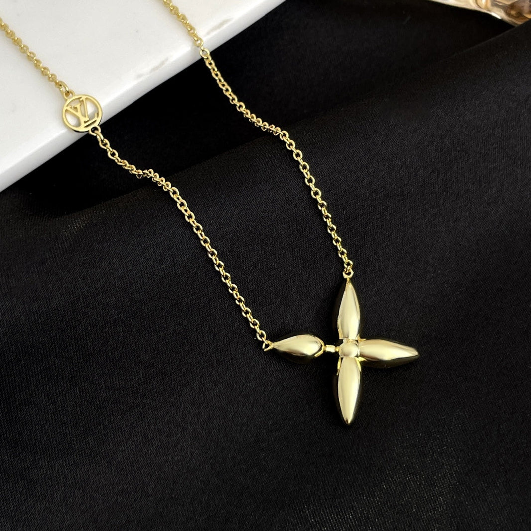 [Super Jewellery]LOUISETTE GOLD NECKLACE