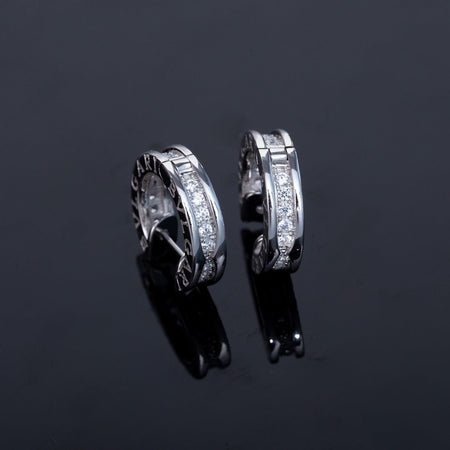 [Super]ZERO 1 MINI SILVER DIAMOND EARRINGS