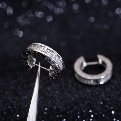 [Super]ZERO 1 MINI SILVER DIAMOND EARRINGS