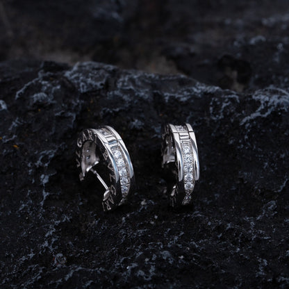 [Super]ZERO 1 MINI SILVER DIAMOND EARRINGS
