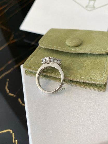 [Super Jewellery]CLOVER SILVER RING