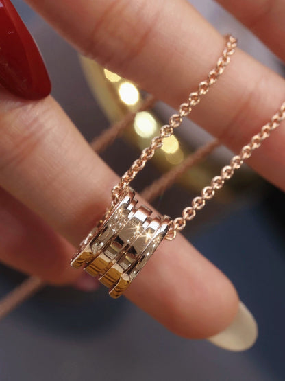 [Super]ZERO 1 PINK GOLD NECKLACE