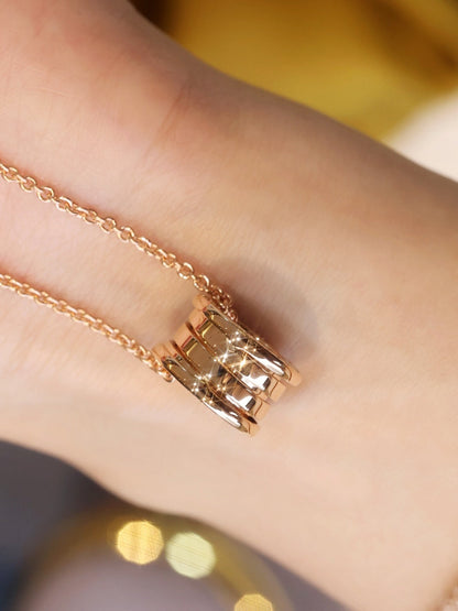 [Super]ZERO 1 PINK GOLD NECKLACE