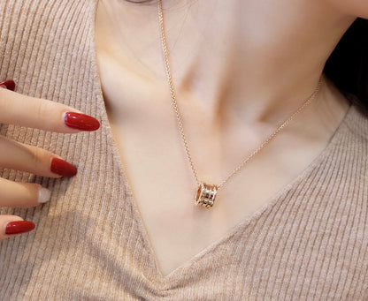 [Super]ZERO 1 PINK GOLD NECKLACE