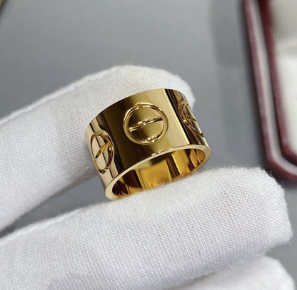 [Super Jewellery]LOVE 11MM LARGE RING