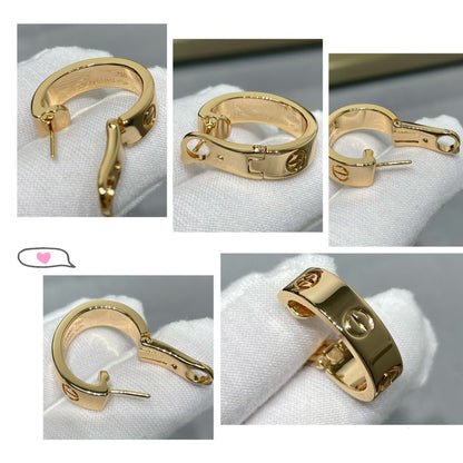 [Super Jewellery]LOVE 5.5MM EARRINGS