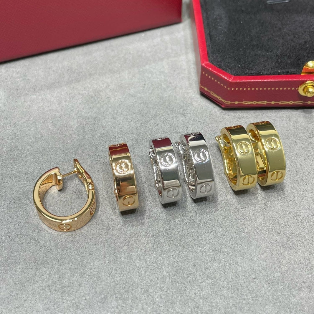 [Super Jewellery]LOVE 5.5MM EARRINGS