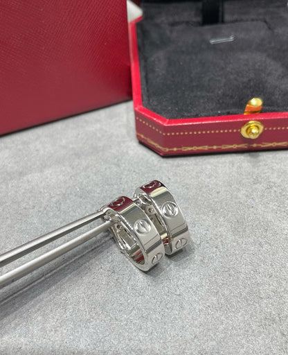 [Super Jewellery]LOVE 5.5MM EARRINGS