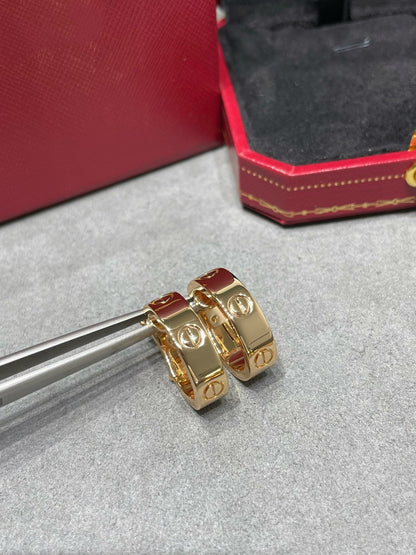 [Super Jewellery]LOVE 5.5MM EARRINGS