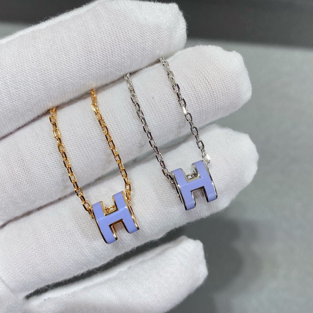 [Super Jewellery]MINI POP H NECKLACE