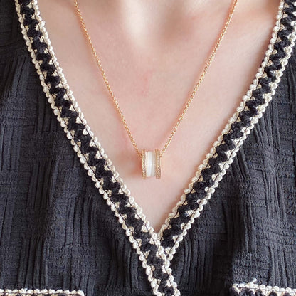 [Super]ZERO 1 DIAMOND CERAMIC NECKLACE