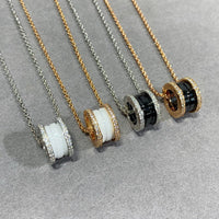 [Super]ZERO 1 DIAMOND CERAMIC NECKLACE
