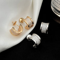 [Super]ZERO 1 DIAMOND PAVED EARRINGS