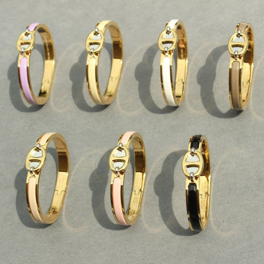 [Super Jewellery]CLIC CHAINE GOLD BRACELET