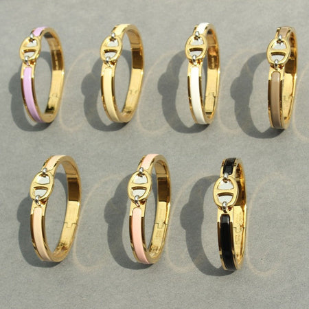 [Super Jewellery]CLIC CHAINE GOLD BRACELET