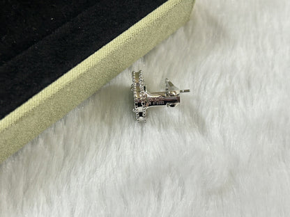 [Super Jewellery]CLOVER PIETERSITE MEDIUM STUD EARRINGS