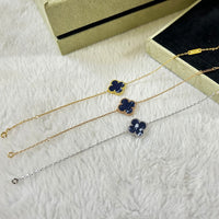 [Super Jewellery]CLOVER 1 MOTIF PIETERSITE BRACELET