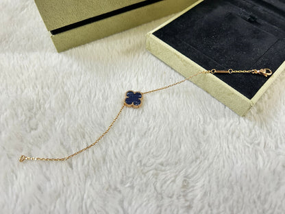 [Super Jewellery]CLOVER 1 MOTIF PIETERSITE BRACELET
