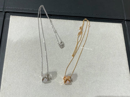 [Super Jewellery]LIENS EVIDENCE DIAMOND PAVED NECKLACE