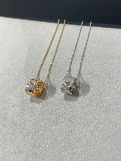 [Super Jewellery]LIENS EVIDENCE DIAMOND NECKLACE