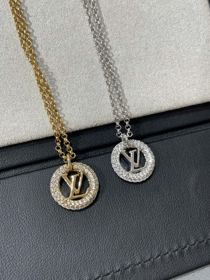 [Super Jewellery]BY NIGHT DIAMOND PAVED NECKLACE