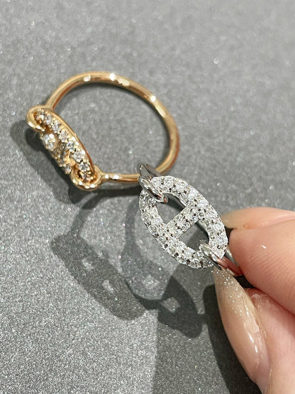 [Super Jewellery]RONDE SMALL DIAMOND RING