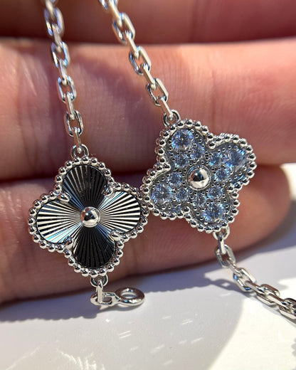 [Super Jewellery] CLOVER 5 MOTIF LASER BRACELET COLLECTION
