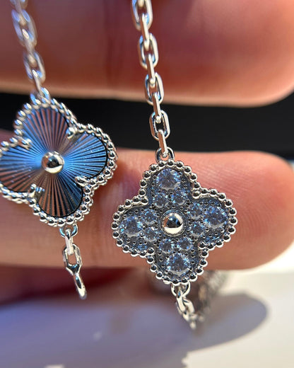 [Super Jewellery] CLOVER 5 MOTIF LASER BRACELET COLLECTION