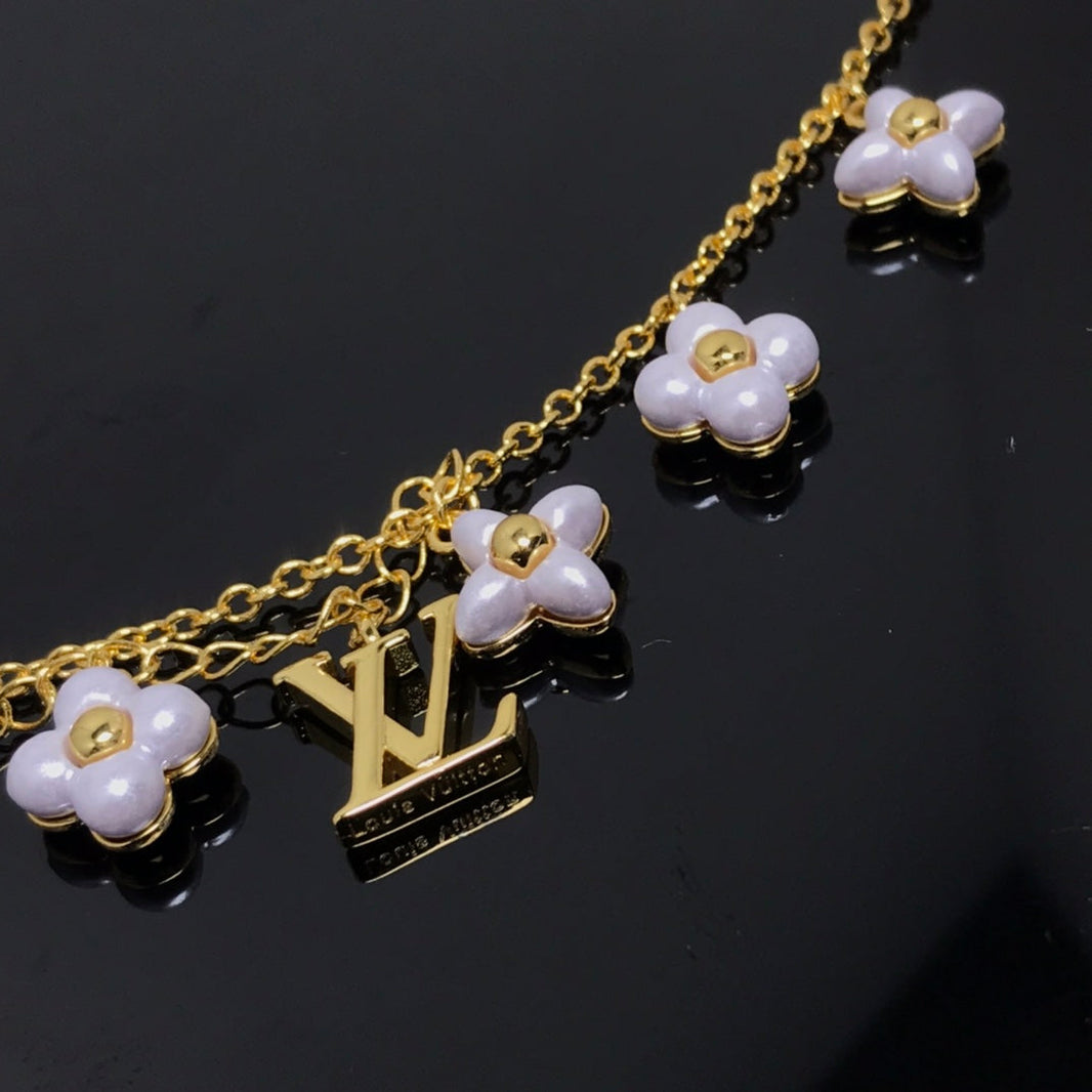 [Super Jewellery]LOGO 6 MOTIF STAR AND SUN GOLD BRACELET