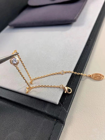 [Super Jewellery]DAMOUR DIAMOND LINK BRACELET