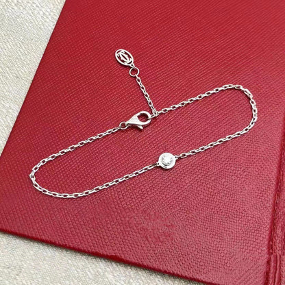 [Super Jewellery]DAMOUR DIAMOND LINK BRACELET