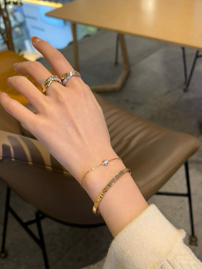 [Super Jewellery]DAMOUR DIAMOND LINK BRACELET