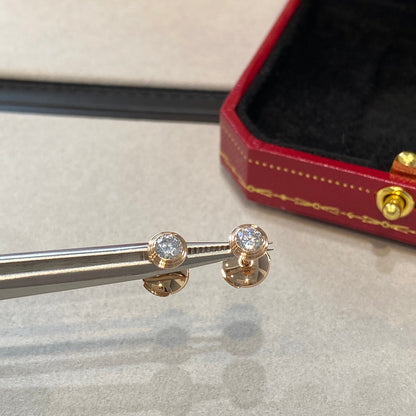 [Super Jewellery]DAMOUR DIAMOND EARRINGS
