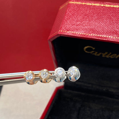 [Super Jewellery]DAMOUR DIAMOND EARRINGS