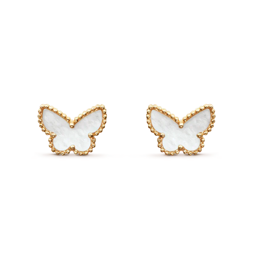 [Super Jewellery]SWEET BUTTERFLY MOP EARSTUDS