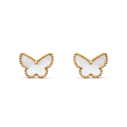 [Super Jewellery]SWEET BUTTERFLY MOP EARSTUDS