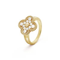 [Super Jewellery]CLOVER DIAMOND RING